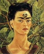 Frida Kahlo Bethink death oil painting